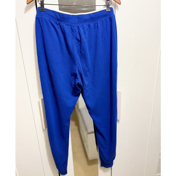 Polo Ralph Lauren Waffle Knit Script Logo Pajama Joggers Blue Men’s XL - Picture 3 of 13